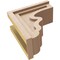 Ekena Millwork 6"W x 12"D x 12"H Classic Highland Rough Cedar Woodgrain TimberThane Corbel, Primed Tan CORUR06X12X12HLDRCPR - alternate 2